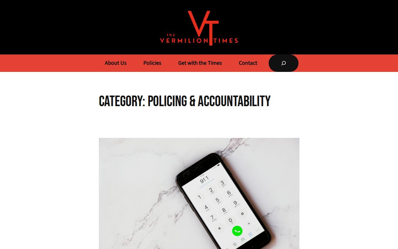 Vermilion County arrest and police news section from Vermilion Times